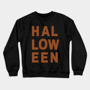 HALLOWEEN Scary Spooky Letters Crewneck Sweatshirt